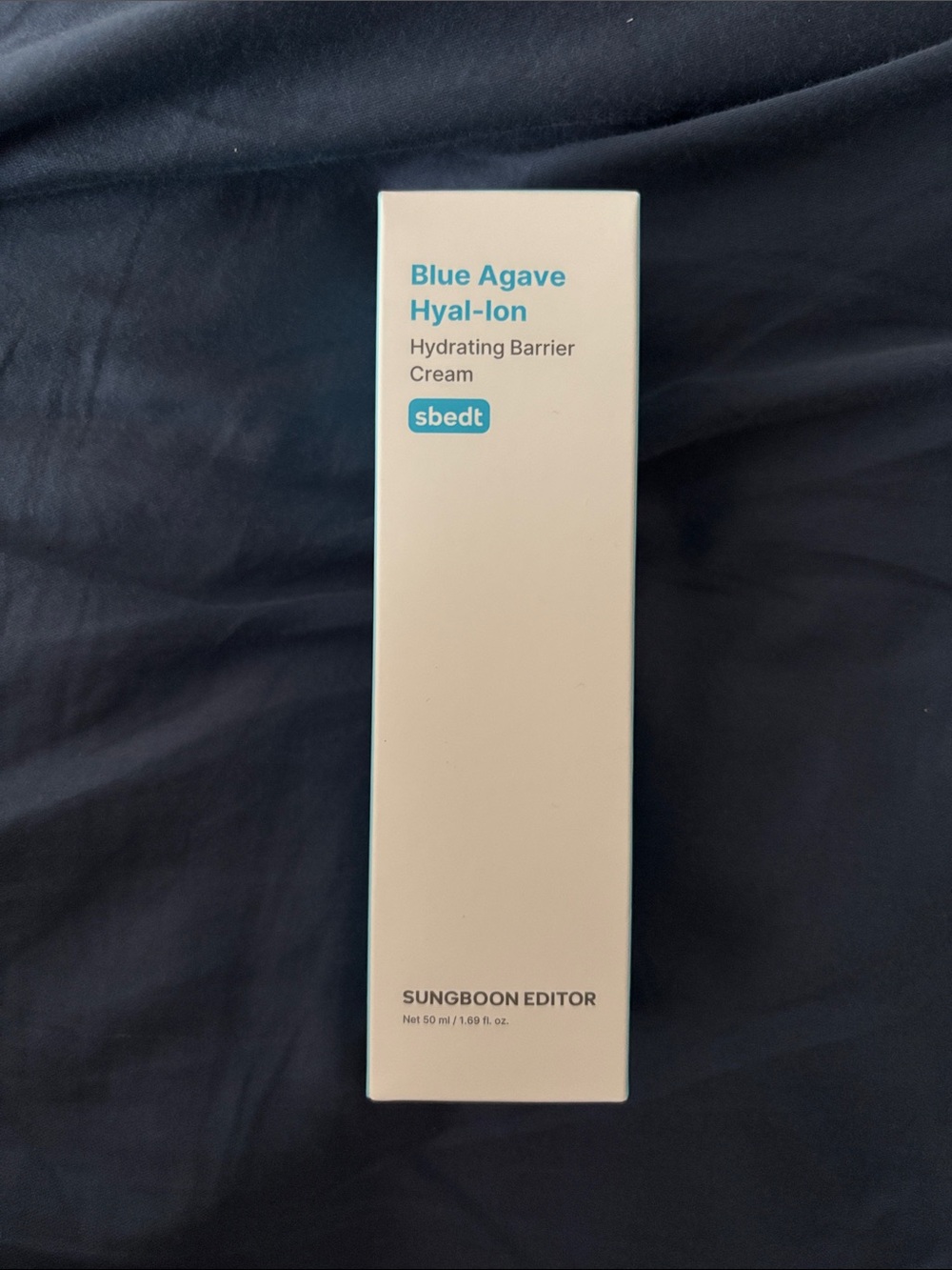 New Sungboon Editor Blue Agave Hyal-lon Hydrating Barrier Cream - Blue
